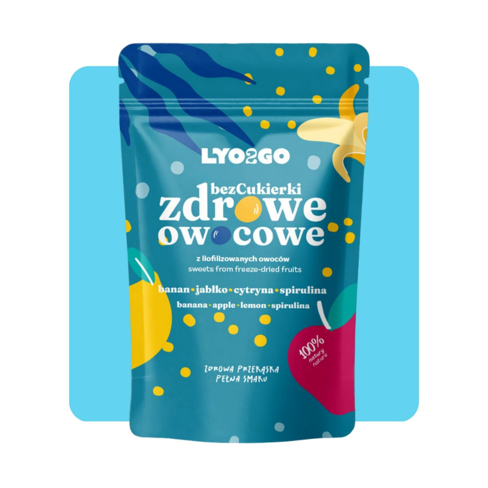 100% Naturalna przekąska -Zdrowe cukierki liofilizowane