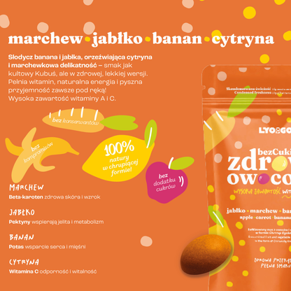 Rozpływająca się w ustach przekąska o właściwościach prozdrowotnych