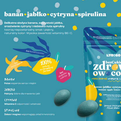 Rozpływająca się w ustach przekąska o właściwościach prozdrowotnych