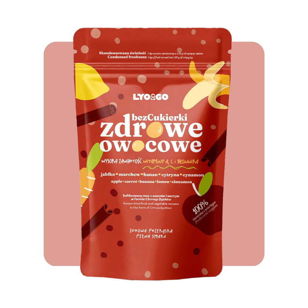 100% Naturalna przekąska -Zdrowe cukierki liofilizowane