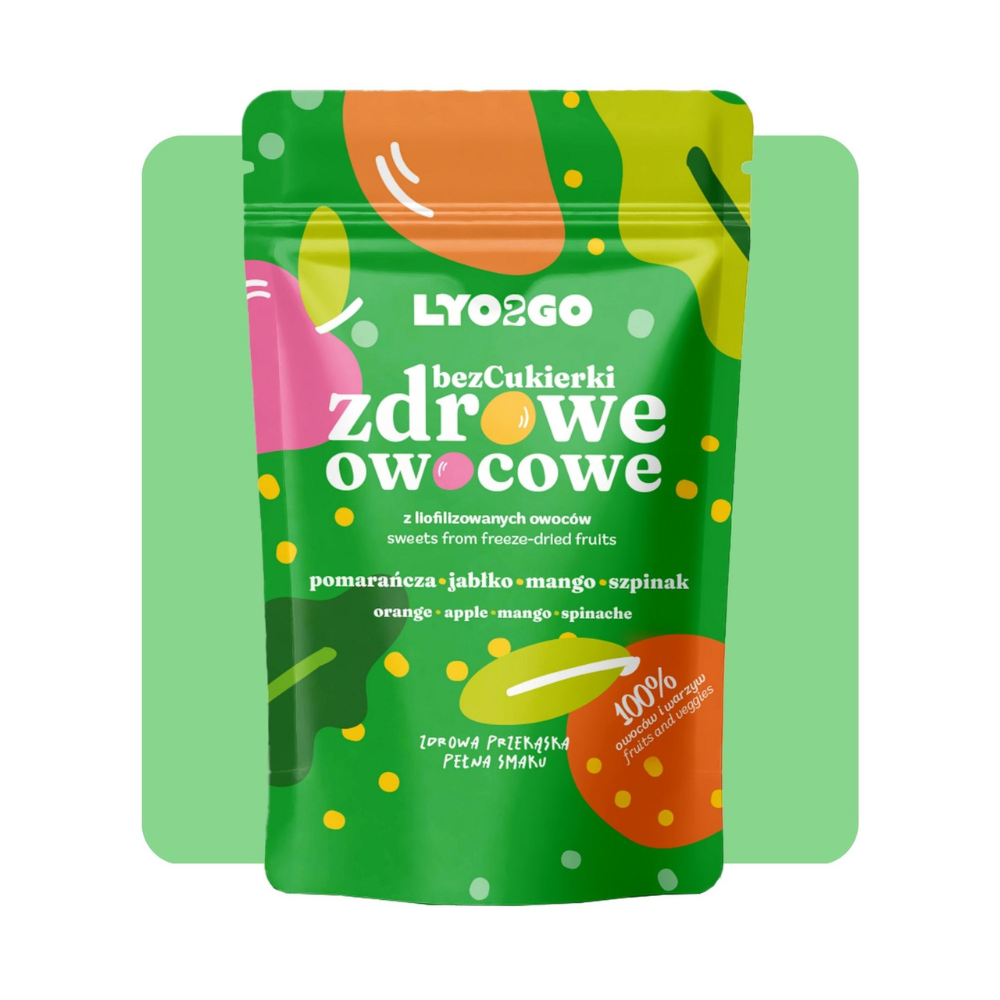 100% Naturalna przekąska -Zdrowe cukierki liofilizowane