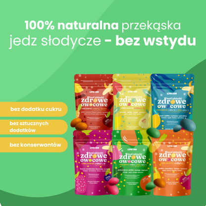 Rozpływająca się w ustach przekąska o właściwościach prozdrowotnych