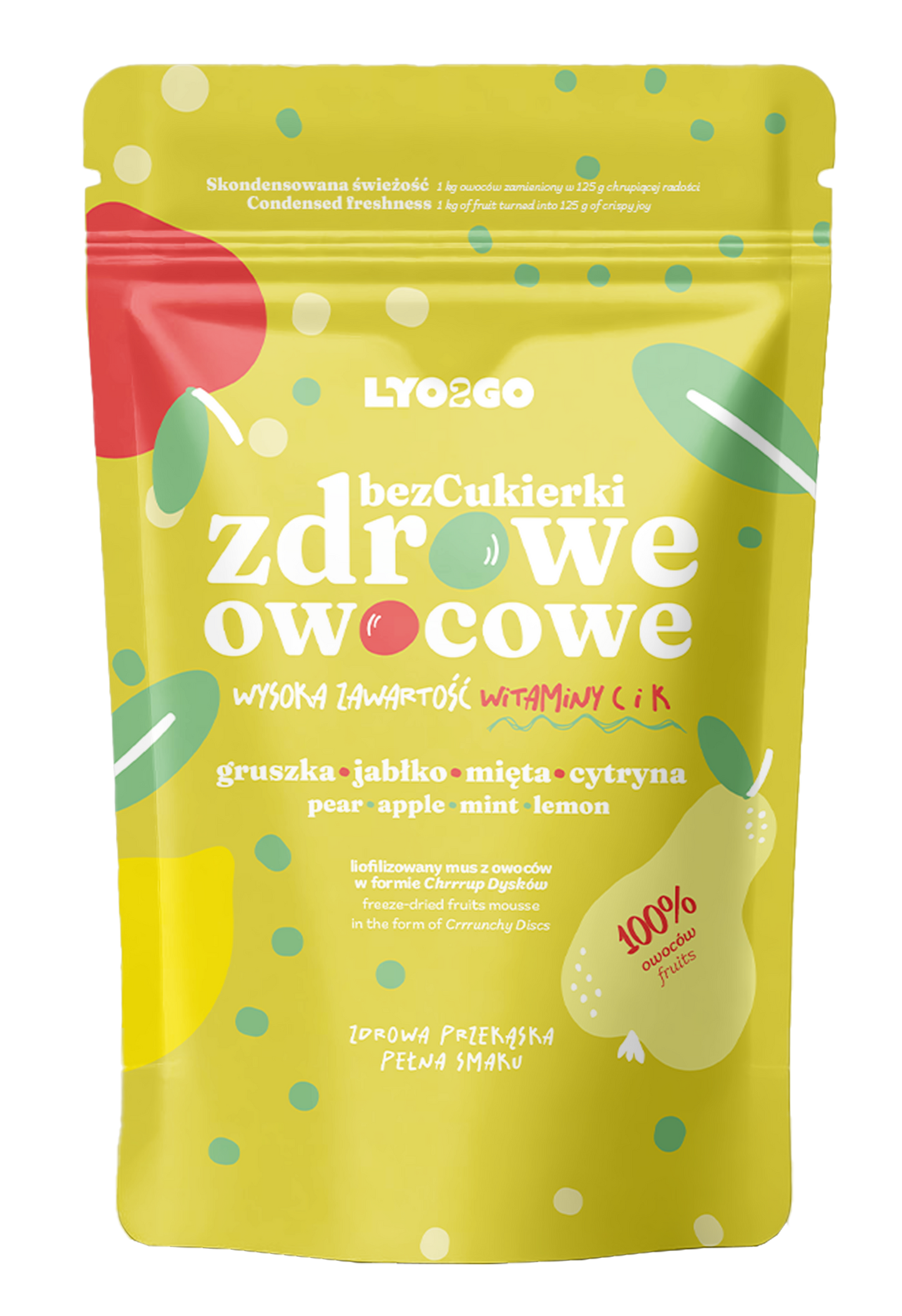 100% Naturalna przekąska -Zdrowe cukierki liofilizowane