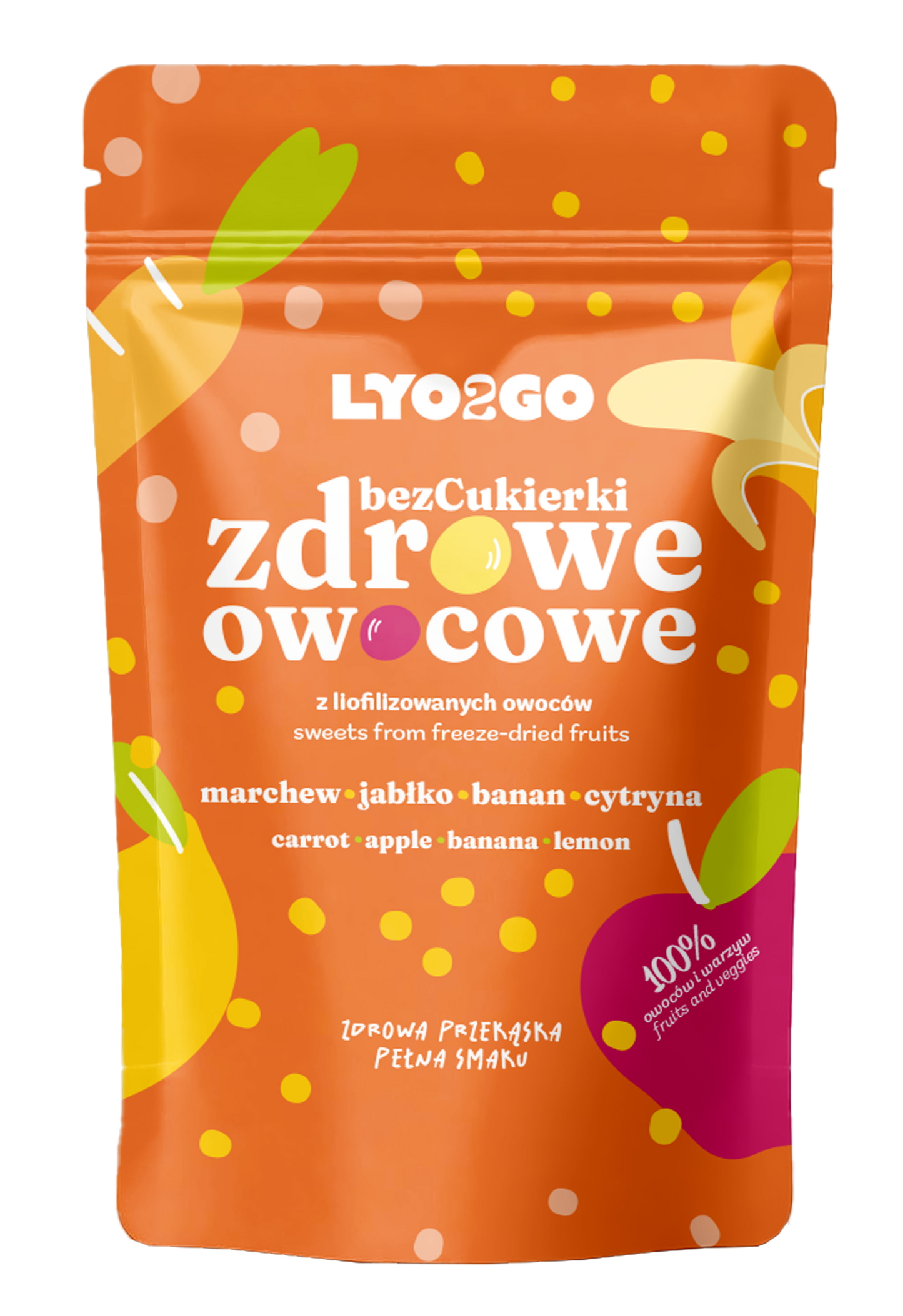 100% Naturalna przekąska -Zdrowe cukierki liofilizowane