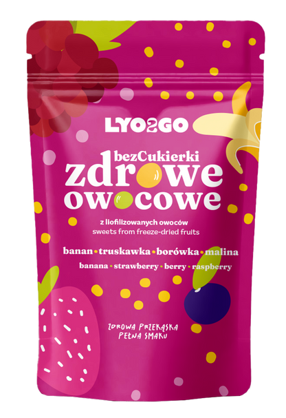 100% Naturalna przekąska -Zdrowe cukierki liofilizowane