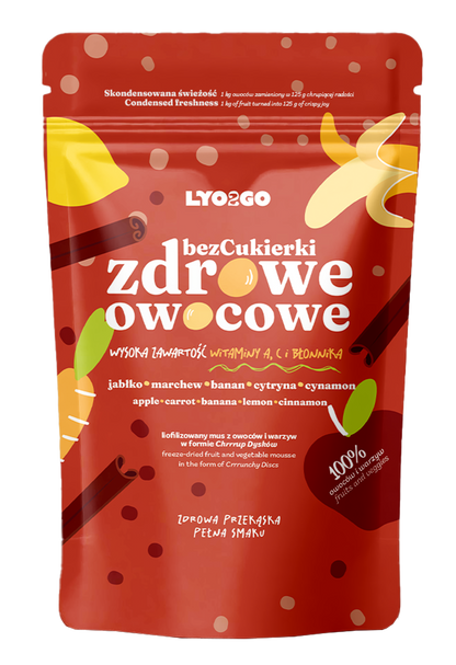 100% Naturalna przekąska -Zdrowe cukierki liofilizowane